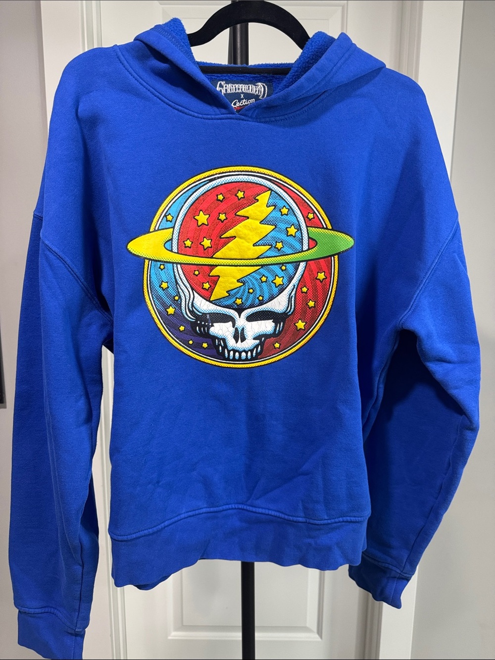 Grateful Dead x Champion Blue Graphic Hoodie